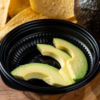 Avocado Slices: 3 fresh slices of avocado.