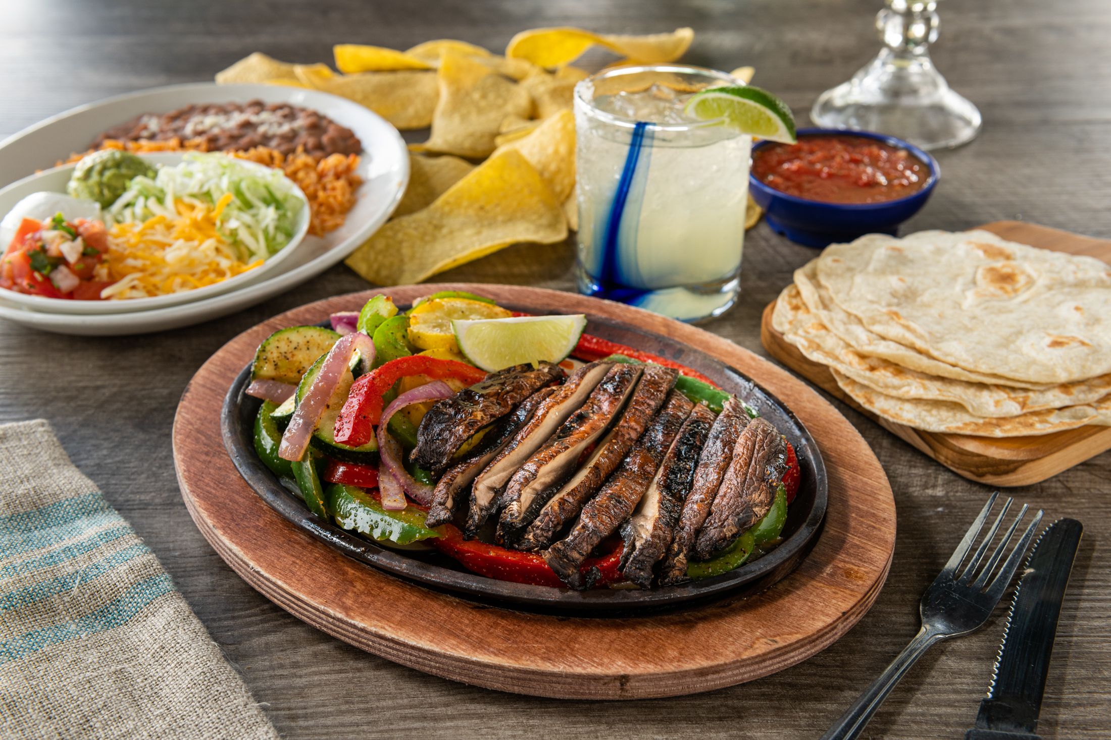 Portobello & Veggie Fajitas